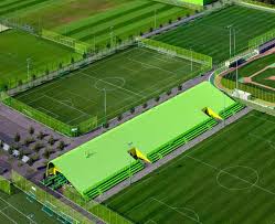 12 Stunning Drone Photos Of Courts And Sports Fields Around The World Cancha De Futbol Ricardo Gomez Estadios