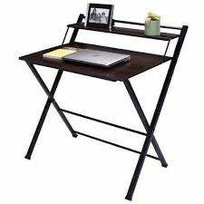 2 Tier Folding Computer Desk Home Office Furniture Workstation Table Laptop Desk In 2020 Office Furniture Modern Home Office Furniture Wood Computer Desk