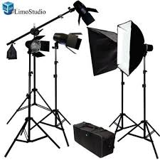 Photography Studio Continuous Lighting Kit 2450w Barndoor Lights And P Limostudio