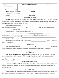 Maybe you would like to learn more about one of these? Printable Alabama Divorce Papers Pdf Fill Online Printable Fillable Blank Pdffiller