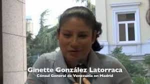 Ginette González Latorraca. Cónsul General de Venezuela en Madrid
