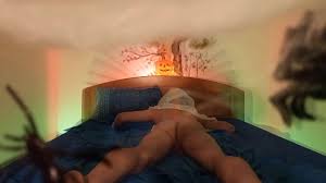 Halloween gay porn sex with Jon Arteen ghost boy fucks bareback cute emo  femboy until orgasm moaning