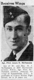 Flying Officer James Emmett McNamara