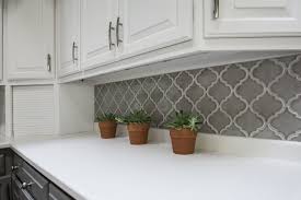 Backsplash Msi Dove Gray Arabesque With Dove Gray Quarter Round Molding 5 8 X 6 Grout Kitchen Remodel Countertops Arabesque Tile Backsplash Arabesque Tile