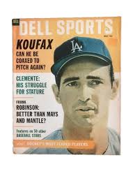 1967 BASEBALL STARS OF 1967 Frank Robinson Sandy  Koufax,Mantle,Aaron,Clemente