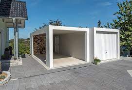Die frage, welche kosten die anschaffung einer garage oder eines carport verursachen, ist nicht generell zu beantworten. Beton Carport Die Wandelbare Offene Garage Garagen Welt