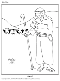 The king riding on a donkey dmtas0019 options. Coloring Parable Of The Lost Sheep Kids Korner Biblewise