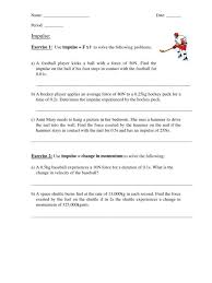 Momentum And Collisions Worksheet Answers Collisions Worksheet And Review Collision In 2020 Worksheets Word Problem Worksheets Answer Keys