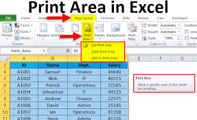 Can't print titles in excel? Print Area In Excel Example How To Set Excel Print Area
