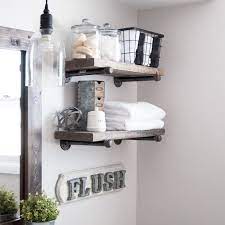 It is undoubted that there is plenty of personal stuff you would need in the bathroom. 17 Small Bathroom Shelf Ideas