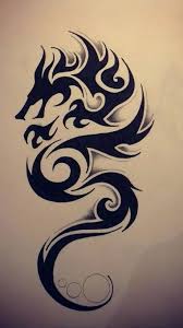 Dragon tattoo white background vector illustration. Amazing Black Tribal Dragon Tattoo Design Dragon Tattoo 573x1020 Wallpaper Teahub Io