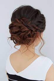 This simple hairstyle consists of 3 regular braids banded together to form a cute half up hairstyle. Best 2021 Wedding Updos Ideas For Every Bride Hair Styles Long Hair Styles Hair Styles 2017