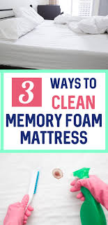 How To Clean Memory Foam Mattress In 2020 Clean Memory Foam Mattress Mattress Cleaning Memory Foam Mattress