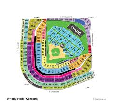 wrigley field chicago il seating chart view