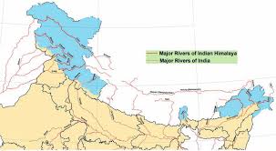 Map Of Indian Himalaya Showing Major Rivers Download Scientific Diagram Description :india map shows various rivers flows across the states, natinal capital, state & international boundaries. indian himalaya showing major rivers