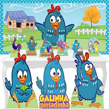 Galinha pintadinha pó pó pó pó pó. Combo Ouro Galinha Pintadinha Painel Totem Display Decorando E Grudando