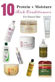 One, protein treatments add protein back to the hair. 10 Protein And Moisture Rich Conditioners For Natural Hair Natural Hair Care Napturalnige Natural Hair Styles Natural Hair Care Curly Hair Styles Naturally
