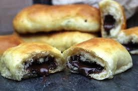 Bollicao Casero Sin Lactosa Bollitos Rellenos De Chocolate Receta Bollos Caseros Recetas Faciles De Comida Chocolates Rellenos