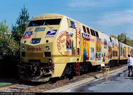 Usps Train On Display At The Choo Choo Complex Train Model Trains Model Railroad