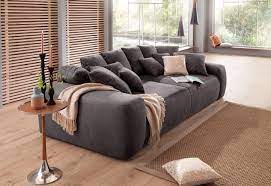 Home Affaire Big Sofa Breite 302 Cm Lounge Sofa Mit Vielen Losen Kissen Big Sofas Tv Room Sofa Deep Sofa