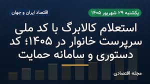 استعلام کالابرگ با کد ملی سرپرست خانوار در ۱۴۰۵؛ کد دستوری و سامانه حمایت