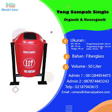 Sampah organik yaitu sampah yang dapat diuraikan oleh bakteri atau jamur pengurai. Tong Sampah Organik Dan Non Organik Pabrik Tong Tempat Sampah Besar Plastik Fiber Stainless Outdoor Harga Jual Murah Se Indonesia