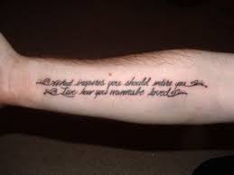 Both man & women ought to do choose their tattoo quotes wisely. Inspirational Family Tattoo Quotes For Guys Tattoo Design