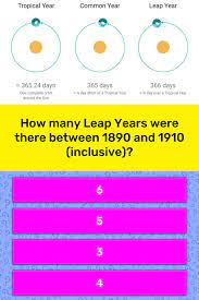 For inspiration, we've included 9 interactive trivia questions all about leap year traditions and fun facts from past leap years. How Many Leap Years Were There Trivia Questions Quizzclub