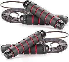 Amazon Com Jump Rope Tangle Free With Ball Bearing Rapid Speed Jump Ropes Cable Skipping Rope Jumping Rope With Memor Jump Rope Workout Jump Rope Speed Rope