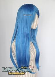 Discover more posts about dodger blue. L 2 Ka048 Dodger Blue 75cm Long Straight Wig Hiperlon Fiber
