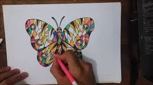 Gambar juga mengikuti objek asli serta objek tertentu di alam. Gambar Kupu Kupu Pop Art Mirip Kubisme Youtube