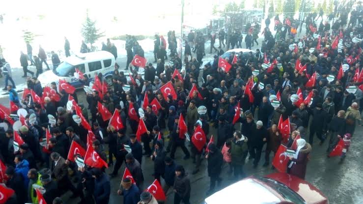 Erzurum'da Kudüs için yürüyüş ile ilgili görsel sonucu"