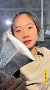 Made in China out of railroad rails.