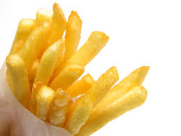 A medium, 4.7 ounce serving of french fries will typically contain about 427 calories. Chain Restaurants Boost Sales With Lower Calorie Foods The Salt Npr