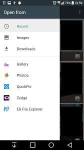 It was a stylo lg an my daughter dropped it in water an i now have a coolpad legacy but it doesn't pull up the option for locked photos i know my pin an i'm almost positive it was through my google photos caus j always back everything up to it an i can't find how to do it on this phone an i can't access the other one due to water damage Android Open Gallery Via Intent Action Pick Vs Action Get Content Stack Overflow