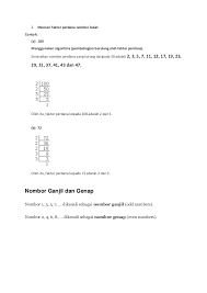 20, 24, 33, 42, 54, 66, 100, 96, 12, 27, 35, 45, 50, nombor perdana. Matematik Tingkatan 1 Nota 1