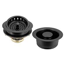 Great customer service · free shipping available · quality guarantee Westbrass D2165 62 Post Style Large Kitchen Basket Strainer With Waste Disposal Flange And Stopper Matte Black Amazon Com