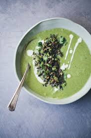 Asparagus Fennel Spinach Soup Topping Green Kitchen Stories Fennel Soup Stew Recipes Delicious Soup
