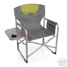 Vingli 3 pcs zero gravity chair lounge outdoor chairs with side table, folding patio recliner chairs for backyard poolside garden (grey) (grey) 4.7 out of 5 stars. Director S Chair With Side Table Intersource D09 1218 Folding Chairs Camping World Outdoor Folding Chairs Camping Chairs Folding Camping Chairs