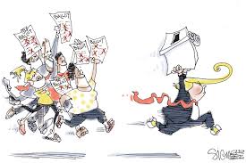 Political Cartoon Running Away With The Election Jumping off a cliff cartoon 1 of 21. political cartoon running away with