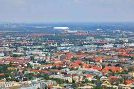 In english, french, spanish and various other languages . Aerial View Of Munich Munchen With Allianz Arena Stadium At The Back Bavaria Bayern Germany Deutschland Stock Image Image Of Daylight Nchen 165389819