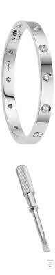 Cartier Love Bracelet 10 Diamonds Bling Bling Ideas White Diamond Ring