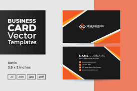 Business Card Vector Template Graphic By Dendysign Creative Fabrica Di 2020