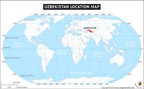 Samarkand has about 319,000 residents and an elevation of 719 metres. Where Is Uzbekistan Located Location Map Of Uzbekistan
