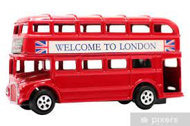 And of course you are free to get off and explore at any of our 19 stops. Fototapete Toy Red Double Decker Bus Pixers Wir Leben Um Zu Verandern