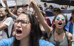 President is safe after confrontation with protesters :