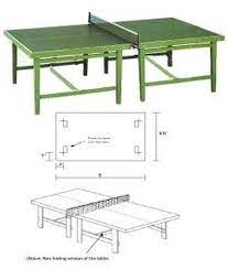 La cancha es un rectángulo de 23,77 m de largo por 8,23 m de ancho. Como Disenar Una Mesa De Ping Pong Con Planos Mesa De Ping Pong Mesa De Tennis Medidas De Mesas