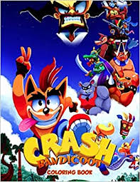 Crash bandicoot cool coloring pages coloring for kids coloring books crash team racing cool stuff 30 anime children. Crash Bandicoot Coloring Book Stunning Coloring Books For Adults And Kids Relaxing Activity Pages Melonie Olson 9798694295284 Amazon Com Books