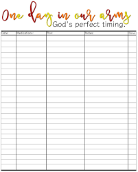 Ivf Fertility Infertility Medication Tracker Chart