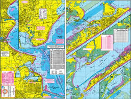 Hook N Line Map Galveston Water Proof Wade Fishing Chart